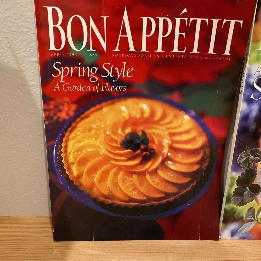 VINTAGE Lot of 3‎ ISSUES of BON APPETIT Magazine April 1994, 1996, 1997 Spring